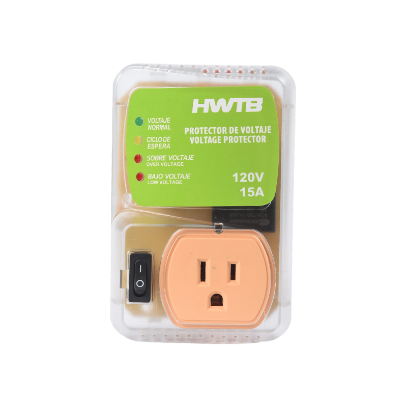 Protector de voltaje ajustable HWTB-V001-US de 120 V y 15 A para aire acondicionado