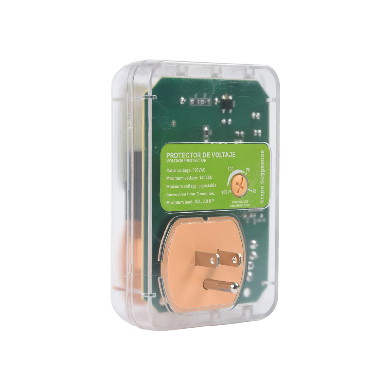 Protector de voltaje ajustable HWTB-V001-US de 120 V y 15 A para aire acondicionado