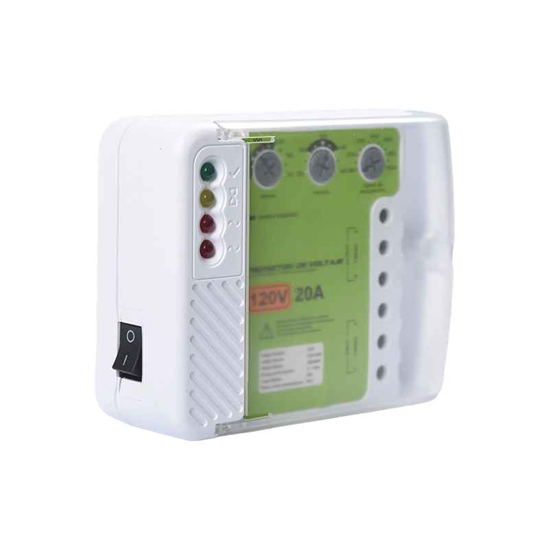 Protector de voltaje ajustable HWTB-V003D-US de 110 V y 30 A para aire acondicionado