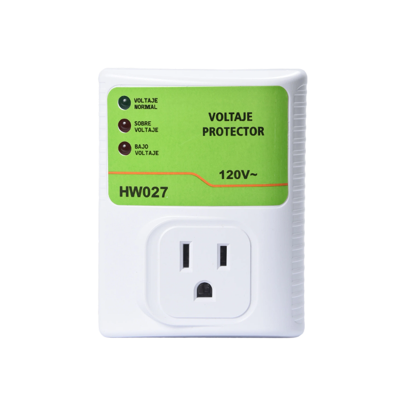 Protector automático contra sobretensiones HWTB-V027-US de 110 V y 15 A