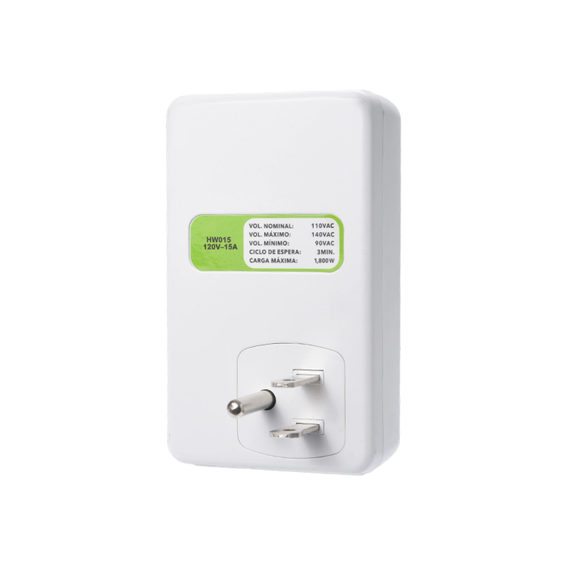 Protector automático contra sobretensiones HWTB-V015-US de 120 V y 13 A