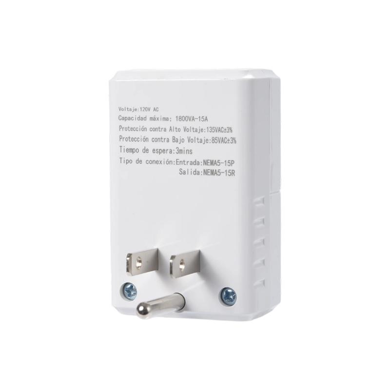 Protector automático contra sobretensiones HWTB-V023-US de 110 V y 15 A